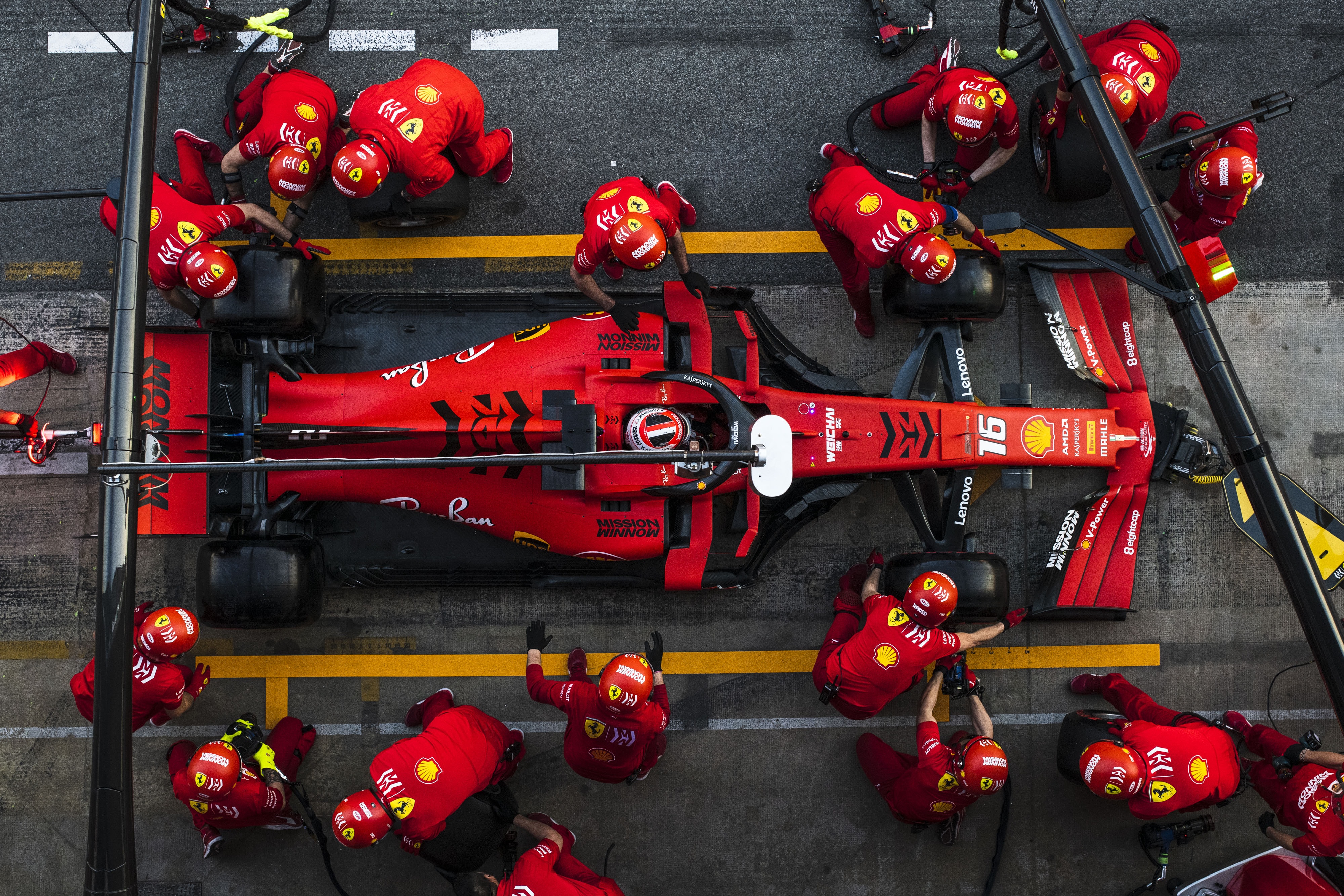 Ferrari's pitstop